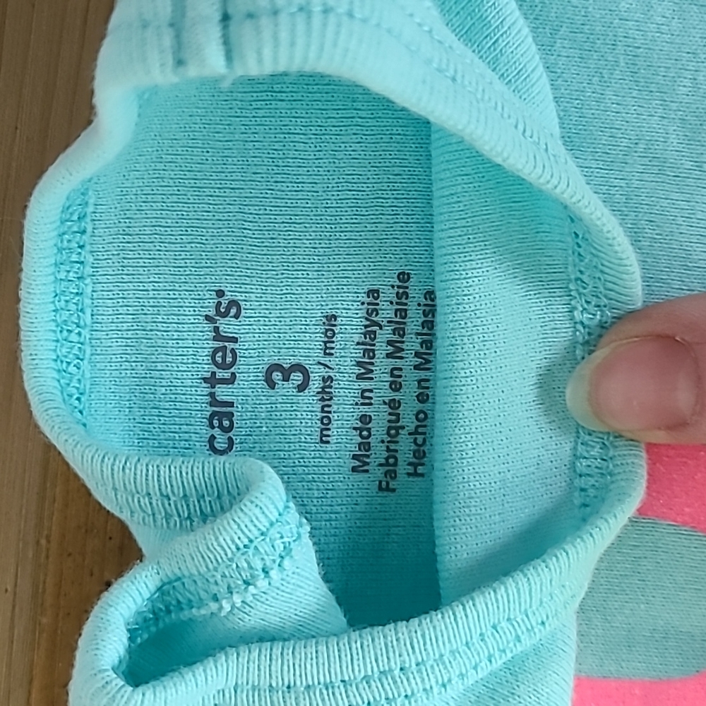 Carter's 3m t-shirt AMAZING Teal - Picture 5 of 5